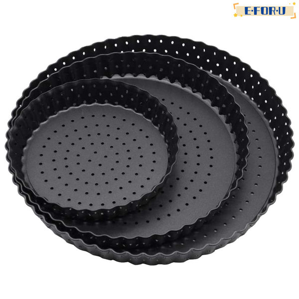 E.FOR.U Perforated Quiche Tin Nonstick Pie Tin With Holes Wayfair